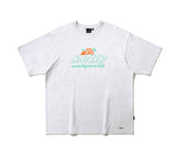 ORANGE LOGO SLOGAN TEE