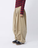 Bio cotton dart balloon wide pants