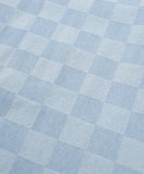 23SS Checkerboard Oversized Denim Shirt
