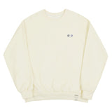 Double Smile Embroidery Logo Sweatshirt