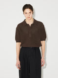 BROWNY KNIT HALF SHIRTS