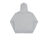 Flower Heart Half Smile Embroidery Hoodie Zip-up