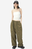 Over size stopper snap cargo pants