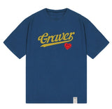 Baseball Logo Heart Smile Short Sleeve Tee