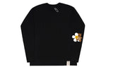 Elbow Flower Bear Smile Long Sleeve T-shirt