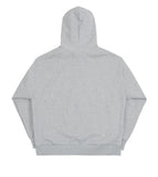 Dot Board Embroidery White Clip Hood Zip Up