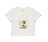 Fish go blub-blub Crop tee