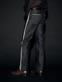 SELVAGE FRAY RED STITCH DENIM PANTS