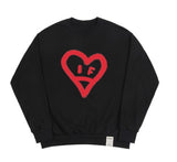 [UNISEX] Big Heart Smile Spray Sweatshirt