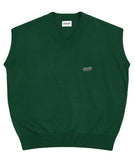 Baseball Black Logo Embroidery Knit Vest