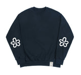 [UNISEX] Elbow Spray Flower Smile Sweatshirt