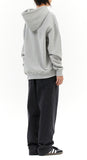 ROUND LOGO APPLIQUE HOODIE