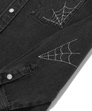 WEB DENIM SHIRT JACKET [CHARCOAL]