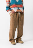 Corduroy String Wide Pants