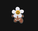 Head Flower Bear Smile Embroidery PK