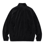 VELOUR TRACK JACKET [BLACK]