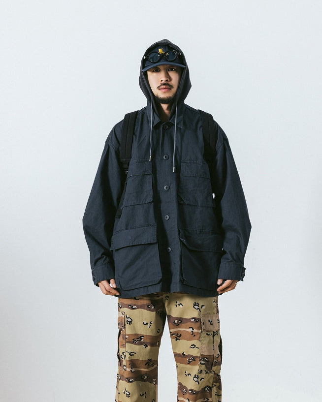 ANGLAN (アングラン) - Washed Detachable Hood Jacket – einz.jp