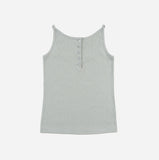 River button-up ribbed sleeveless