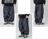 Rope Denim Round Balloon Pants