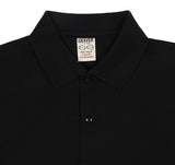 Drawing Flower Embroidery White Clip Pique Short Sleeve T-shirt