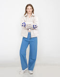 Elbow Smile Drawing Bookle Embroidery Double Paper Jacket