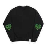 Elbow Leaf Smile Heart Sweatshirt