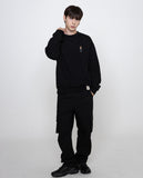 Tattoo Dog Embroidery Perito Sweatshirt