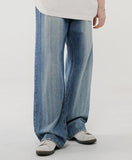 Herringbone Denim Pants