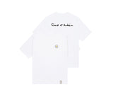 Drawing Flower Back Logo Short Sleeve Tee