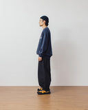 [AG] Unbalance Long Tuck Denim Balloon Pants