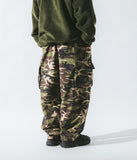 [AG] Rib Camo Belt Balloon Pants