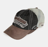 American vintage two-tone ball cap