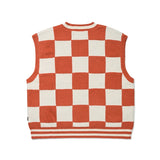 CHECKER BOARD TERRY VEST