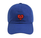 [UNISEX] Heart Logo Smile Embroidery Ball Cap
