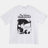 The velvet underground printing t-shirt