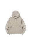 Draw cord fleece hoodie