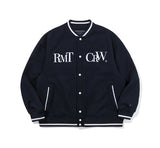 WILD FLOWER WOOL VARSITY JACKET