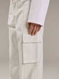 HEM BUTTON UTILITY CARGO PANTS