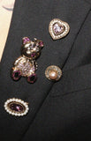 Rich Bear Brooch