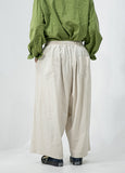 Linen Wide Hakama Easy Pants