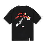 【John Wick 4 X GRAVER】Flower Gun Smile Short Sleeve Tee