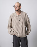 Oversize Golgi Collar Knit