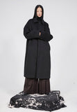 Oversized Wool Balmacaan Long Coat