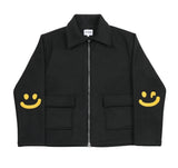 Elbow Smile Drawing Bookle Embroidery Double Paper Jacket