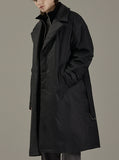 TURTLE NECK BELTED LONG DOWN COAT