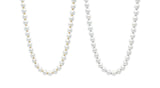 8mm Little Pearl Ball Chain Necklace