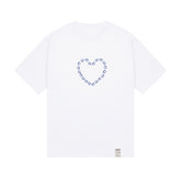 Heart Drawing Smile Short Sleeve Tee