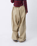 Bio cotton dart balloon wide pants