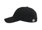 Back Small Flower Embroidery Ball Cap