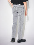 TURN OVER DENIM PANTS